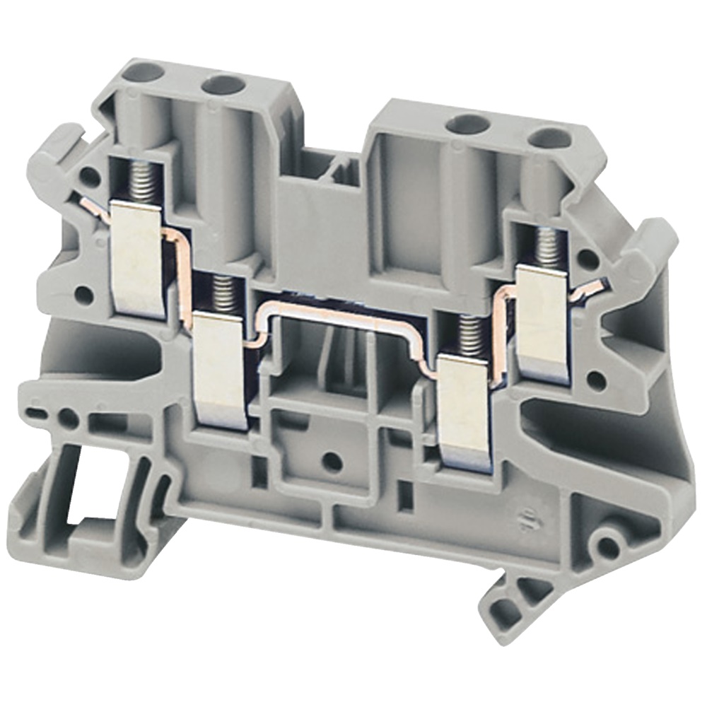 Morsetto vite, 4pt, 4 mm² grigio