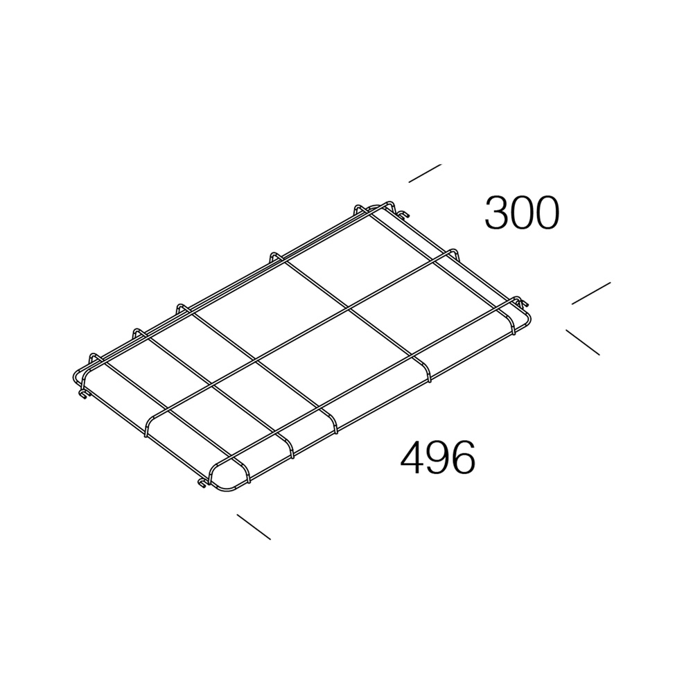 Gabbia protezione LED Rodio 350 nero antichoc acciaio