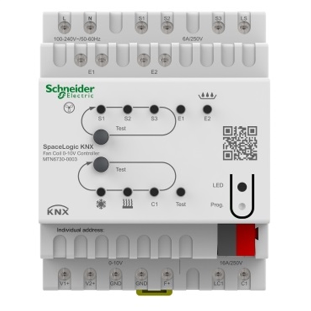 Attuatore Fan Coil 0-10V SpaceLogic KNX