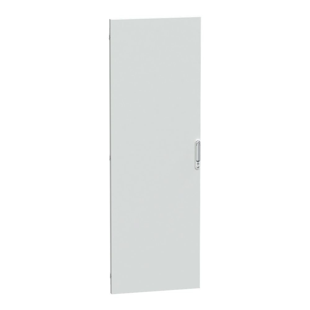 Porta piena IP30 L650 PrismaSeT P vetro acciaio bianco RAL 9003 reversibile serratura