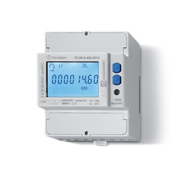 Contatore energia trifase elettronico MID digitale DIN35 IP50