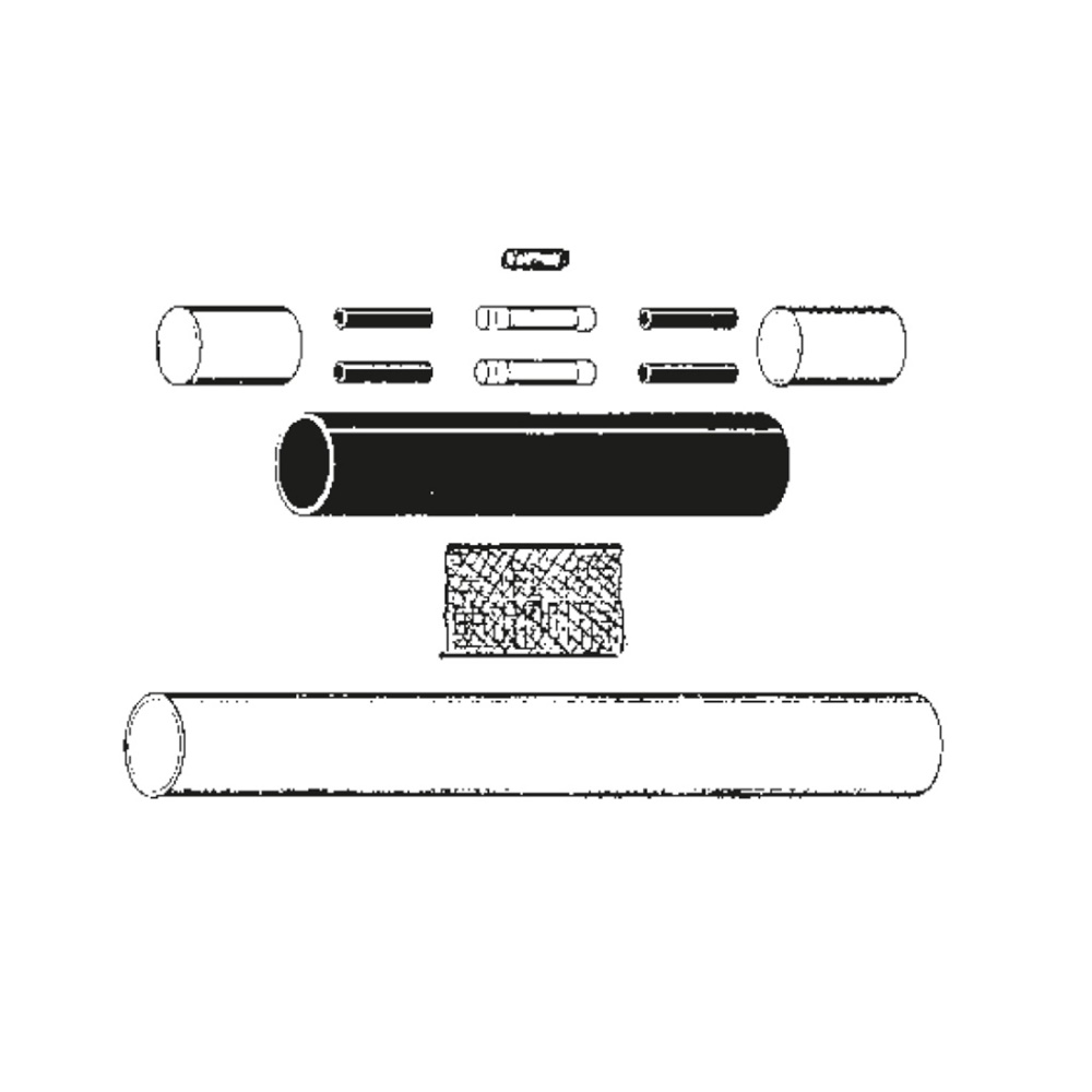 Kit giunzione termorestringente MCA-GL accessorio cavi scaldanti riparazione e unione pezzature