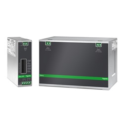 Modulo controllo UPS industriale 480W 24V DC guida DIN supporto batterie esterne