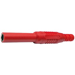 Presa a banana rossa CAT II 600V collegamento sicuro durata professionale settore elettrico