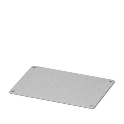 Etichetta alluminio 50x30mm per apparecchiature