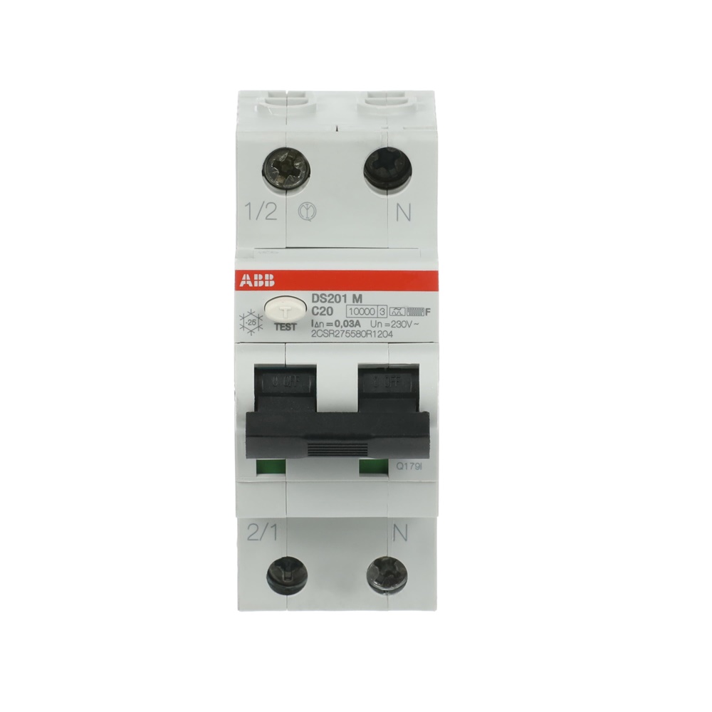 Interruttore differenziale magnetotermico 1P+N 20A 30mA Tipo F protezione linee monofase inverter