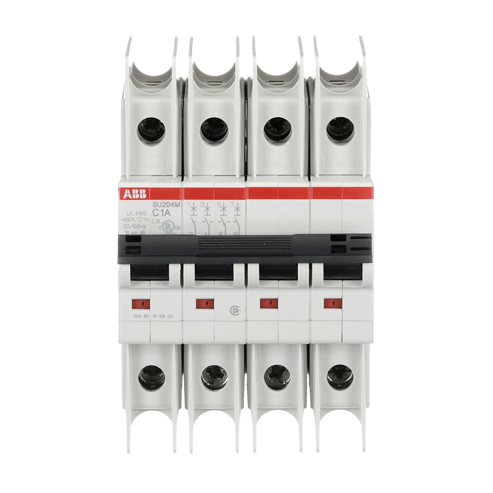 Interruttore automatico SU204M-C1 4 poli 1A C-Char 400V 11,2kA protezione circuiti