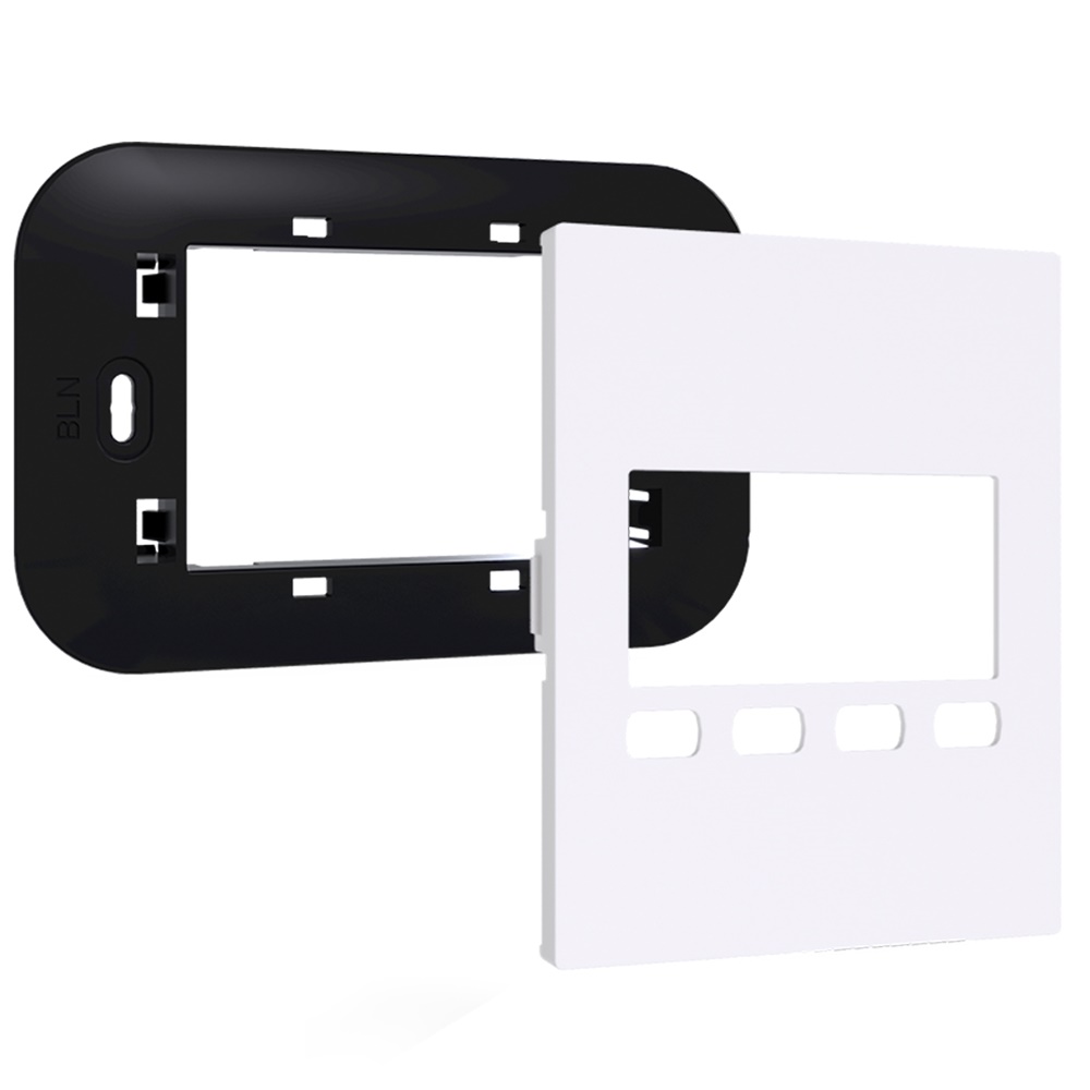 Kit montaggio cronotermostato Dafne placca Bticino Living Now bianco