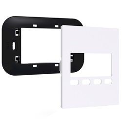 Kit montaggio cronotermostato Dafne placca Bticino Living Now bianco