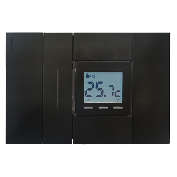 TERMOSTATO ELETTRICO 2 MODULI INCASSO