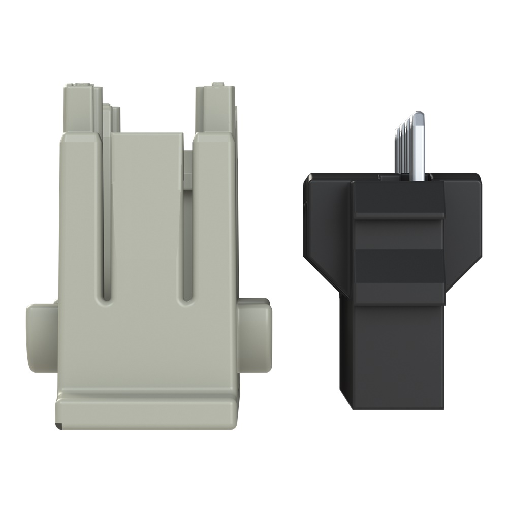 Set connettori elettrici 35 pz per cavi flat 9,25 mm impianti elettrici professionali