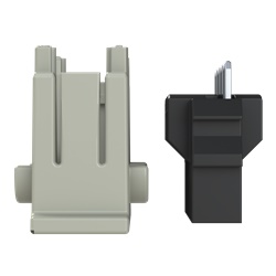 Set connettori elettrici 35 pz per cavi flat 9,25 mm impianti elettrici professionali