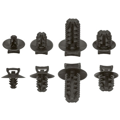 Pan-Ty® PUM-049-M30 Supporto per abete, nero, PA 6,6 ad alto calore, 0,67X0,510,15 cm , PK1000