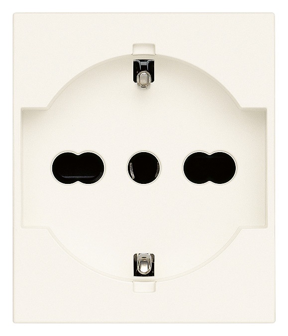 PRESA 2P+T 16A UNIVERSALE BIANCO