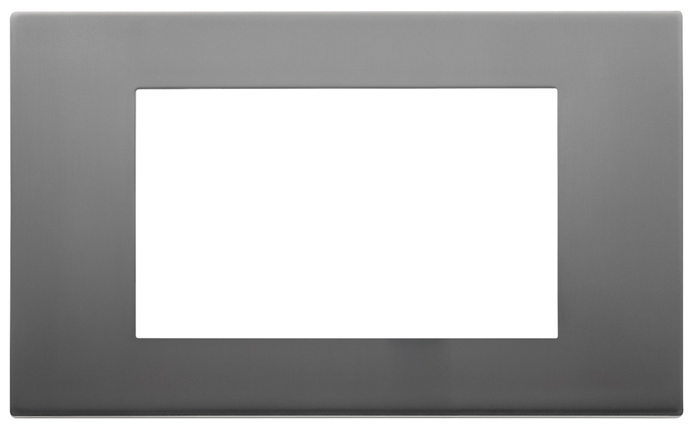 PLACCA 4M INOX SATINATO
