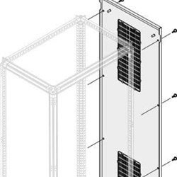 Pannello esterno aerato IP30 altezza 1800 mm profondità 900 mm per applicazioni elettriche