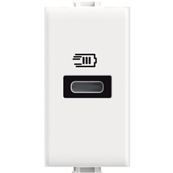 Caricatore USB Tipo C 1m 20W Ricarica Rapida Power Delivery Bianco