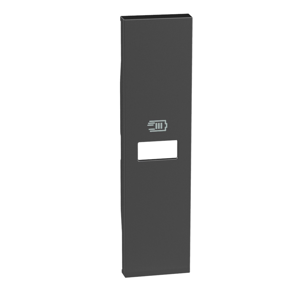 Cover caricatore 1 modulo 1 USB 1 metro nero per impianti elettrici sicurezza alta qualità