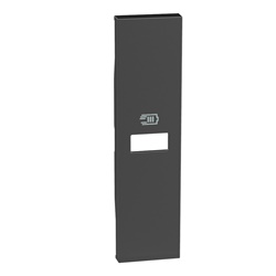 Cover caricatore 1 modulo 1 USB 1 metro nero per impianti elettrici sicurezza alta qualità