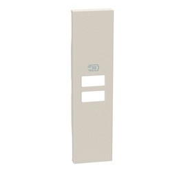 Cover caricatore 2USB 1 modulo sabbia per installazioni residenziali e commerciali