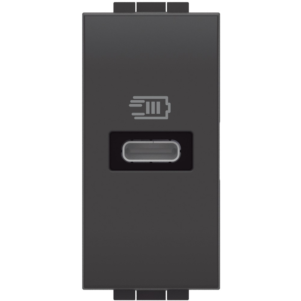Caricatore USB Tipo C 20W ricarica rapida impianti residenziali