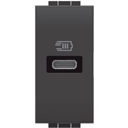Caricatore USB Tipo C 20W ricarica rapida impianti residenziali