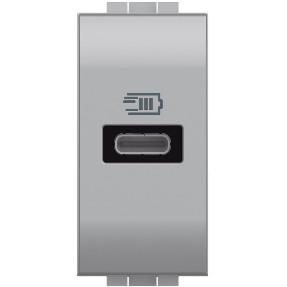 Caricatore USB Tipo C 20W ricarica rapida incasso