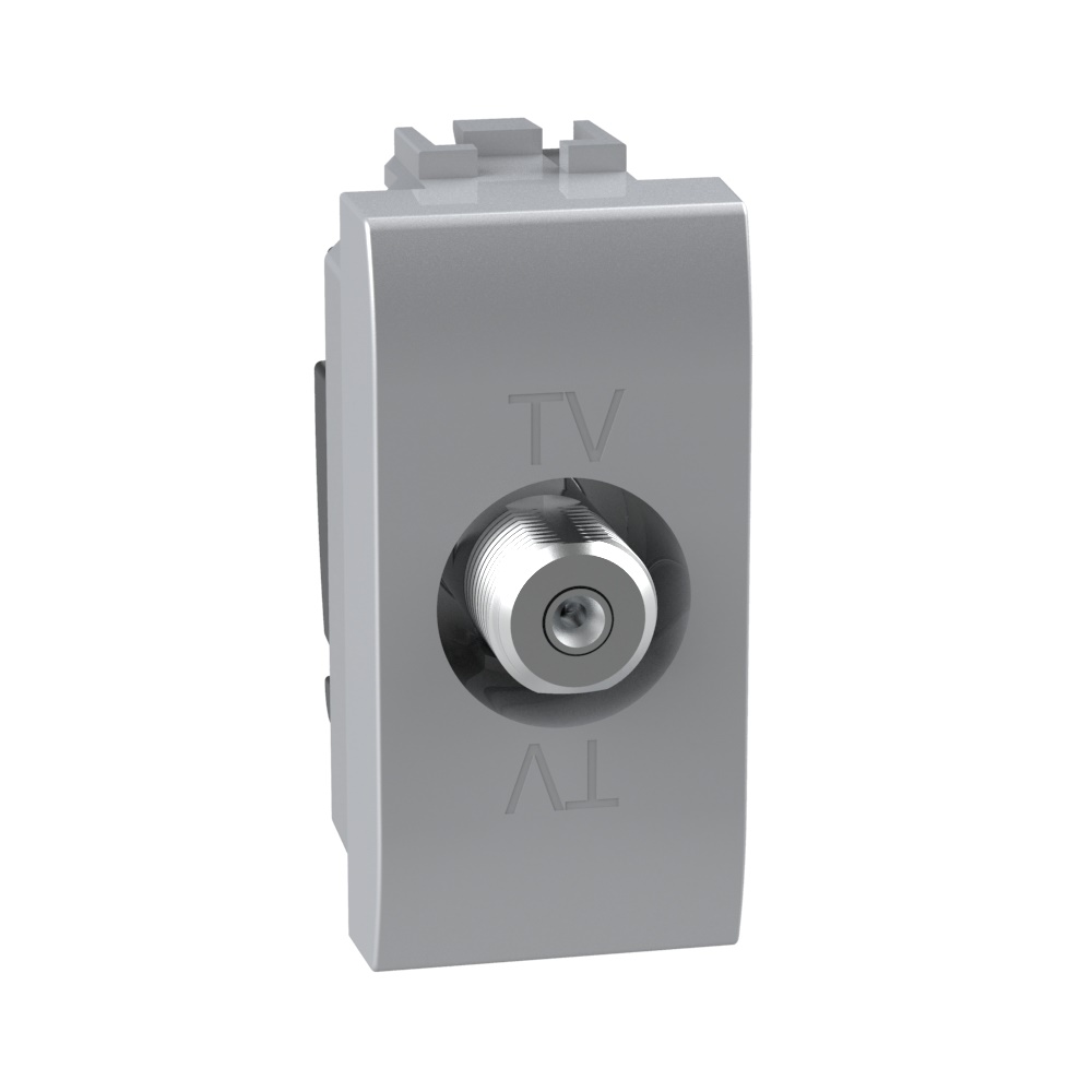 Presa SAT coassiale tipo F 75 ohm 1 modulo installazioni AV