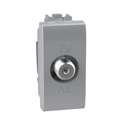 Presa SAT coassiale tipo F 75 ohm 1 modulo installazioni AV