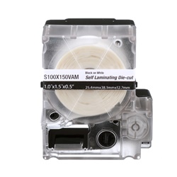 Etichetta autoadesiva per stampante MP PXE™ S100X225VAM, vinile, bianco, 2,25 x1, 0,75 POH