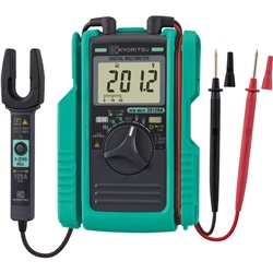 Tester digitale TRMS con minipinza 120A per misure tensione corrente resistenza continuità diodo capacità frequenza
