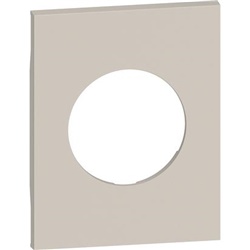 Cover presa elettrica tedesca 3 moduli sabbia per installazione standard