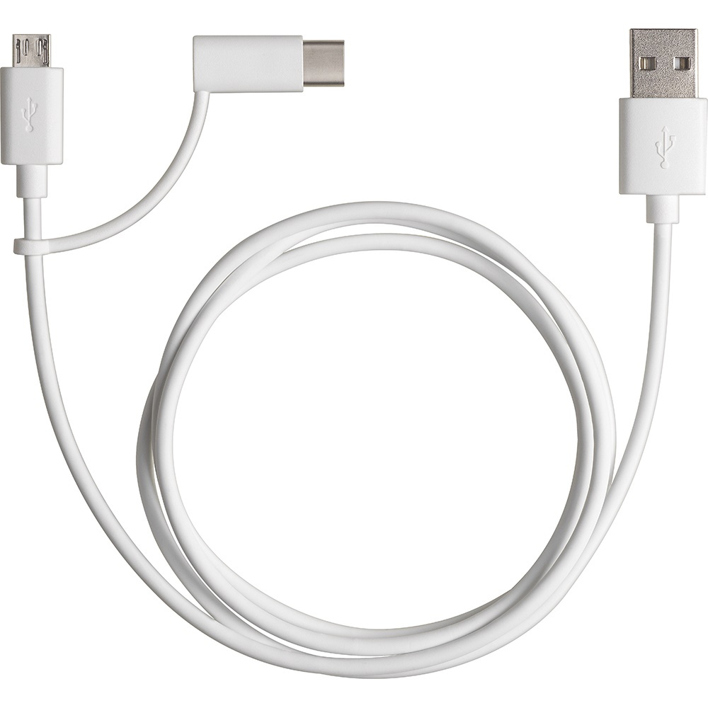 Connettore USB 2 in 1 micro USB Type C cavo 1m residenziale