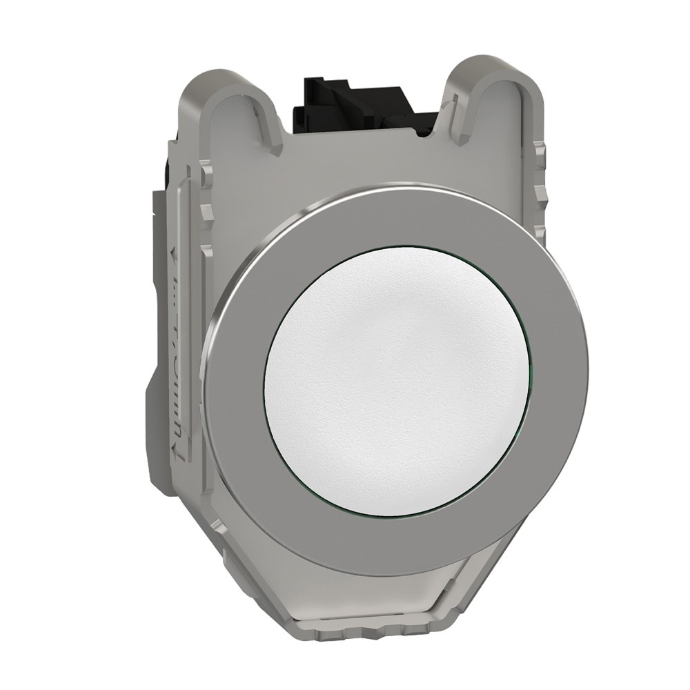 Pulsante bianco filopannello 1NO
