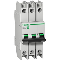 Interruttore Miniaturizzato Multi9 C60BPR 3P 35A Curva D 10kA Protezione Cortocircuito e Sovraccarico Montaggio su Guida DIN
