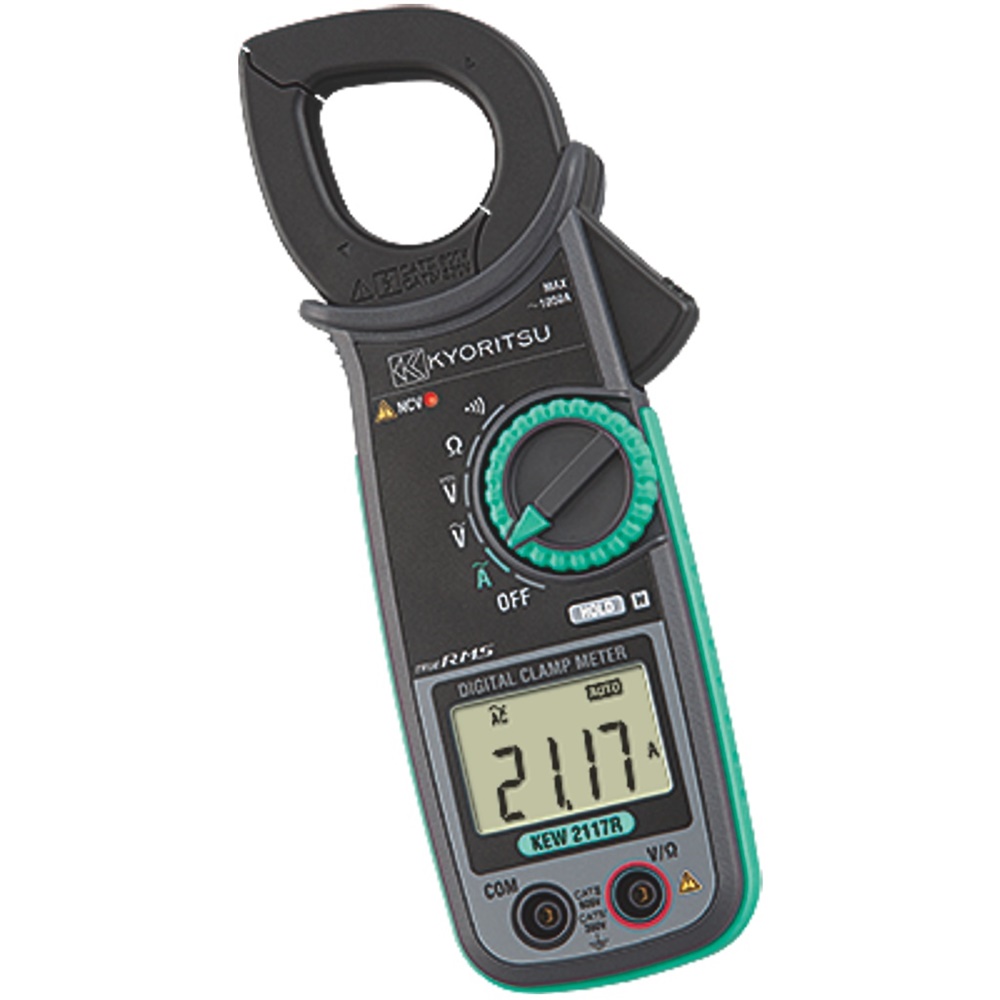 Pinza amperometrica digitale 600AAC TRMS CAT IV 300V misura corrente e tensione fino a 33mm conduttori