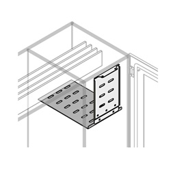 Segregatore barre orizzontale 300 mm lunghezza 900 mm profondità per impianti elettrici industriali e civili
