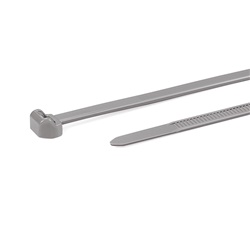 Fascetta dentatura esterna 200x4.6 mm alta resistenza PA46/PA66V0 automotive aerospace ferroviario