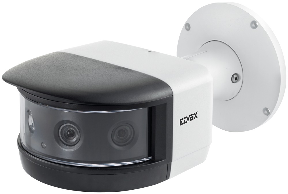 Telecamera IP panoramica 8MP 180° 4 obiettivi 20m IR PoE IP67 IK10