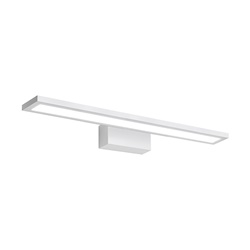 Applique bagno LED 12W 3000K IP20 corpo sottile metallo bianco illuminazione specchi quadri