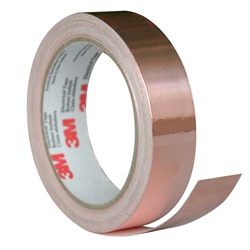 Nastro rame schermatura EMI 50mmx16,5m classe F 155°C