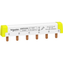 Pettine di collegamento tagliabile iC60/STI 3P (L1L2L3) 6 moduli