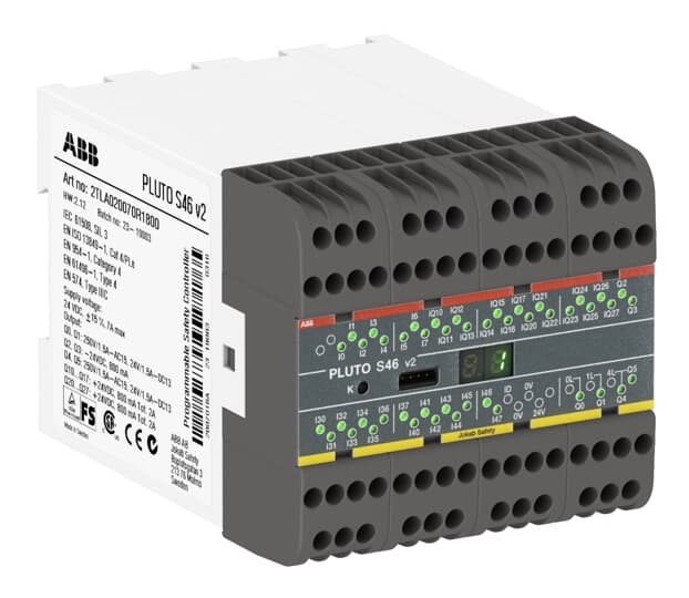 PLUTO S46 V2 PLC sicurezza 46 I/O compatto programmabile per automazione industriale