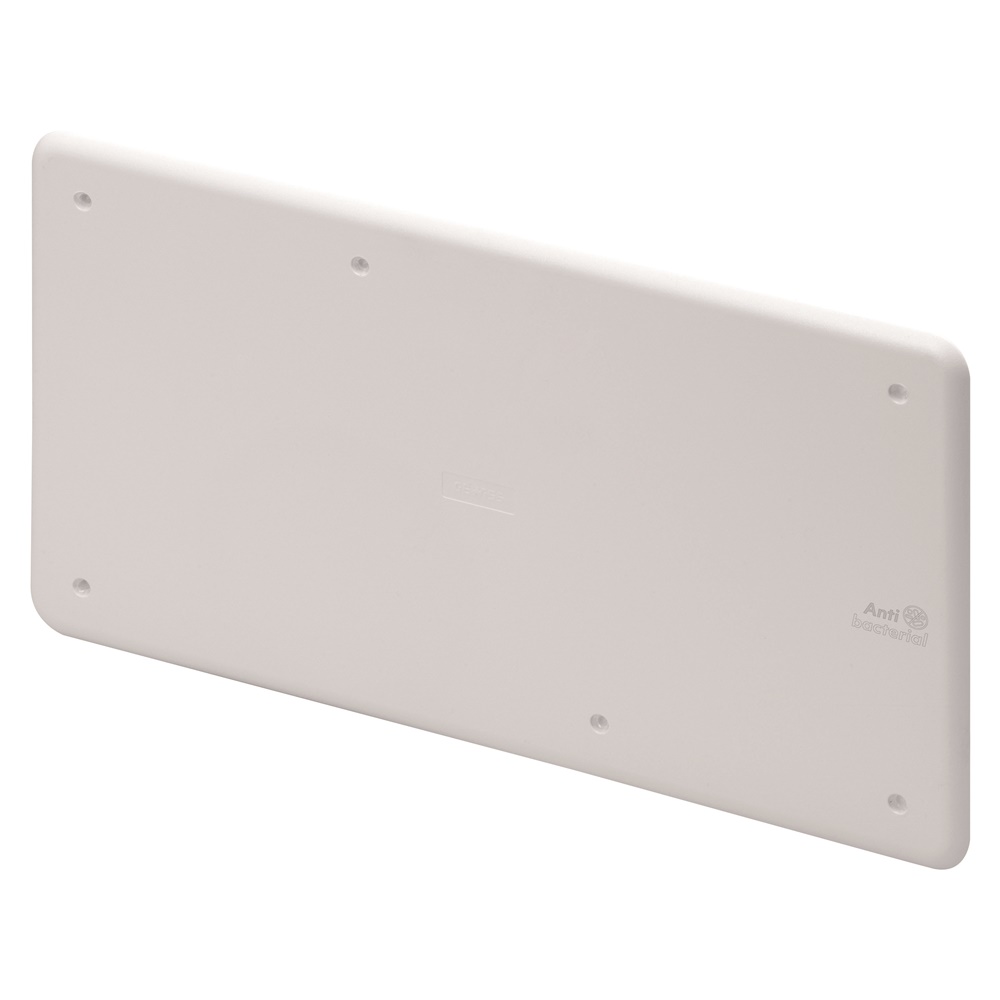 COPERCHIO ANTIURTO CON TRATTAMENTO ANTIBATTERICO PER CASSETTE DI DERIVAZIONE 48 PT DIN DA INCASSO 392X152 - IK10