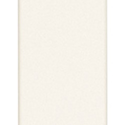 Copriforo mezzo modulo bianco per installazioni elettriche standard