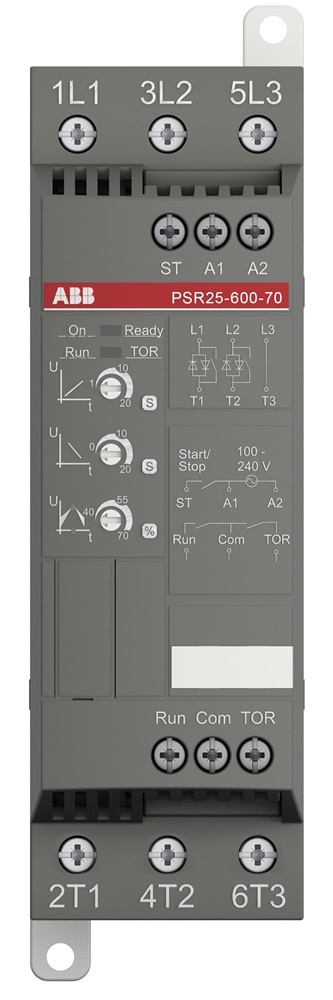 Softstarter PSR25-600-70 25A 208-600V AC per motori trifase pompe ventilatori compressori