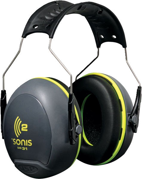 Casco antirumore Sonis 2 comfort leggero protezione 31 dB per ambienti rumorosi