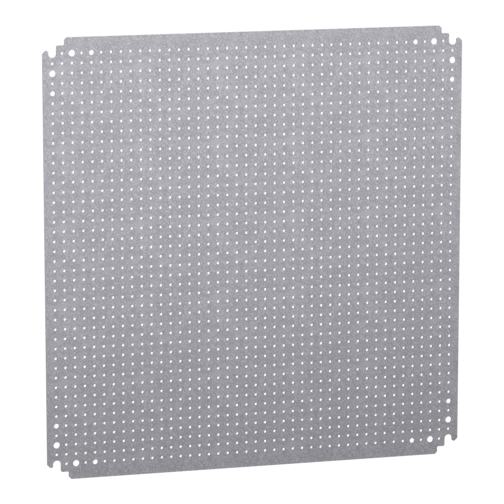 Pannello microperforato 600x600 mm acciaio zincato per montaggio multifunzione quadro elettrico