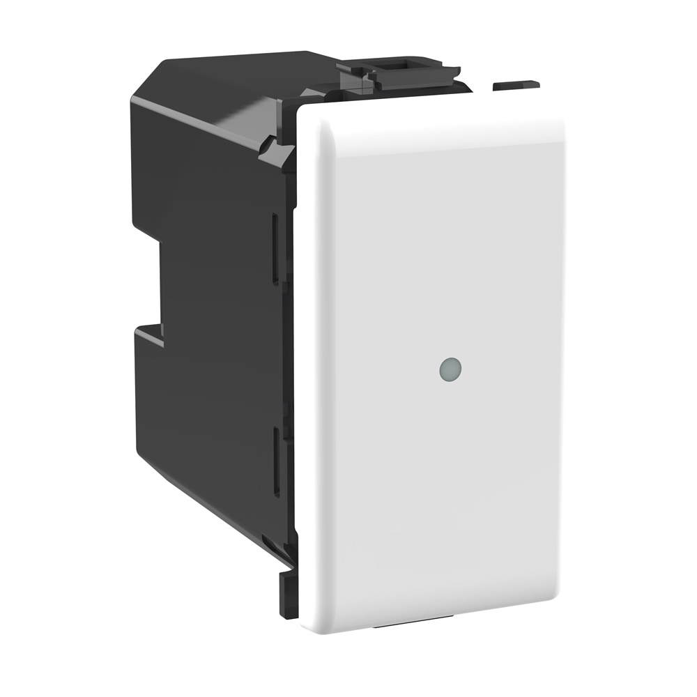 Comando luci wireless rolling code incasso 1 modulo domotica