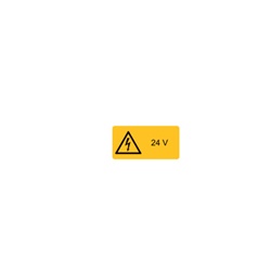 ETICHETTA AVVERTIMENTO WST-LSY 26X52MM PER MACCHINARI IMPIANTI